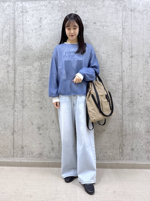 BARNYARDSTORM / NEWカットワイドデニム / ハンドウォッシャブル【WEB限定サイズL】