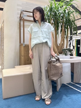 「PLAKTON（プラクトン）のアイテム」を使った、nm0716xxxさん（レディース・163cm）の夏コーディネート