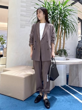 nm0716xxxさん（レディース・163cm）の冬コーディネート