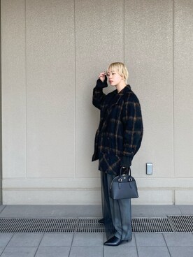 「LAROUTE」｜arisaさん（レディース・167cm）の冬コーディネート