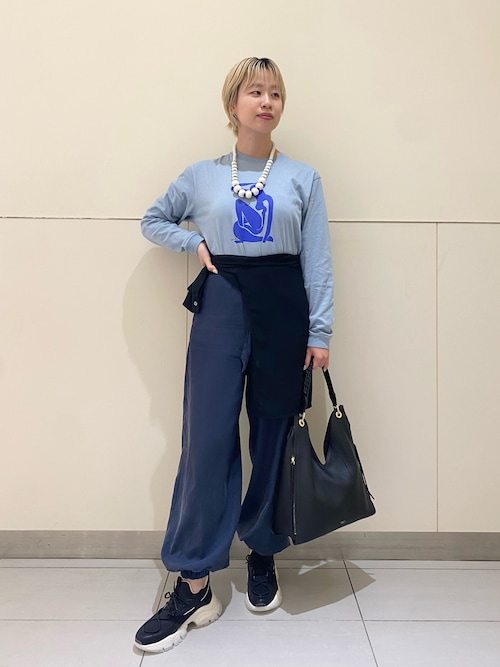 6（ロク）の「＜6(ROKU)＞HENRI MATTISE BLUE NUDE/Tシャツ（T