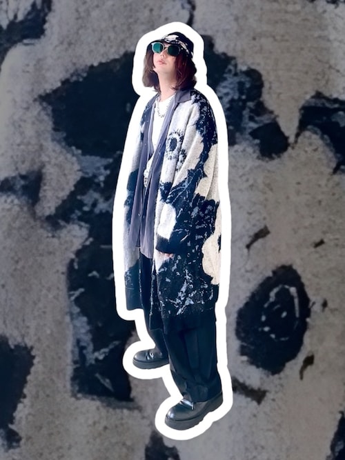 LAD MUSICIAN（ラッドミュージシャン）の「PAINT FLOWER BUCKET HAT