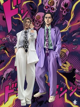 「アイテム（スーツセット）」を使った、ケンさん（メンズ・163cm）の秋コーディネート