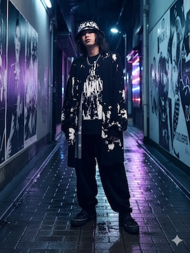 「バケットハット」｜ケンさん（メンズ・163cm）の秋コーディネート