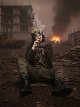 「アイテム（カーゴパンツ、グリーン系）」を使った、ケンさん（メンズ・163cm）の秋コーディネート