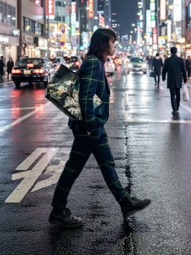 「アイテム（スーツセット）」を使った、ケンさん（メンズ・163cm）の秋コーディネート