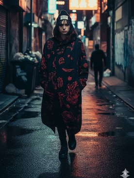 「アイテム（帽子）」を使った、ケンさん（メンズ・163cm）の冬コーディネート