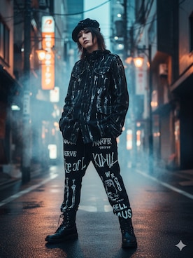 「アイテム（ハンチング/ベレー帽）」を使った、ケンさん（メンズ・163cm）の秋コーディネート