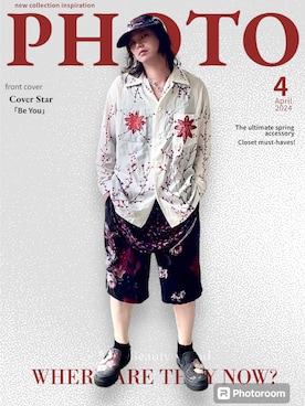 「LAD MUSICIAN（ラッドミュージシャン）のアイテム（帽子）」を使った、ケンさん（メンズ・163cm）の夏コーディネート