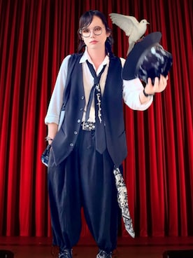「アイテム（フォーマルスーツ/小物）」を使った、ケンさん（メンズ・163cm）の夏コーディネート