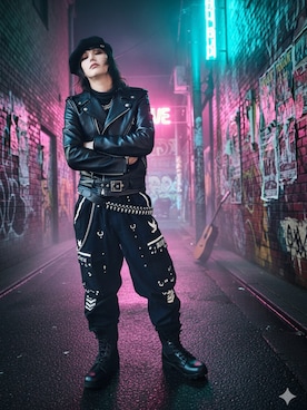 「アイテム（カーゴパンツ）」を使った、ケンさん（メンズ・163cm）の秋コーディネート