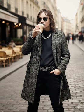 「アイテム（スーツセット）」を使った、ケンさん（メンズ・163cm）の秋コーディネート