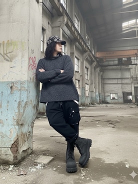 「アイテム（その他）」を使った、ケンさん（メンズ・163cm）の秋コーディネート