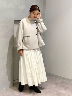 「CAST:（キャスト コロン）のアイテム（その他アウター）」を使った、CAST:さん（レディース・150cm）の秋コーディネート