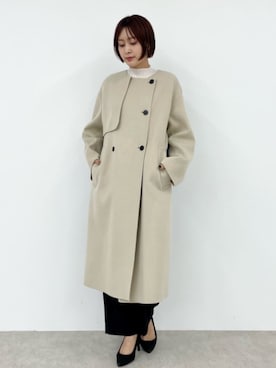 「CAST:（キャスト コロン）のアイテム（その他アウター）」を使った、CAST:さん（レディース・158cm）の秋コーディネート