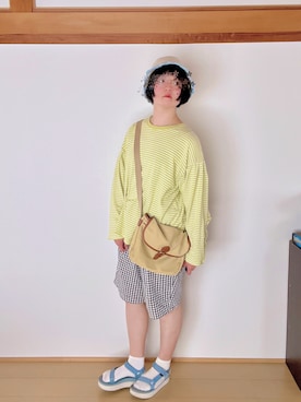 「coen（コーエン）のアイテム（トップス）」を使った、Non ₊ さん（レディース・162cm）の春コーディネート