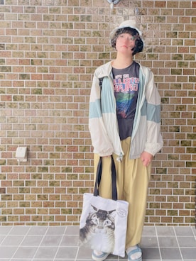 「newhattan（ニューハッタン）のアイテム」を使った、Non ₊ さん（レディース・162cm）の春コーディネート