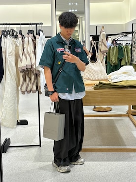 「U.S. POLO ASSN.（ユーエスポロアッスン）のアイテム（シャツ/ブラウス）」を使った、tutushiさん（メンズ・174cm）の秋コーディネート