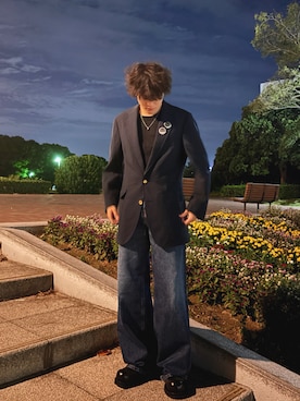 「DIESEL（ディーゼル）のアイテム」を使った、tutushiさん（メンズ・174cm）の秋コーディネート