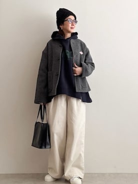 「アイテム（スウェット）」を使った、yunaさん（レディース・148cm）の秋コーディネート