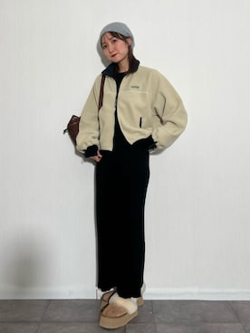 yunaさん（レディース・160cm）の冬コーディネート