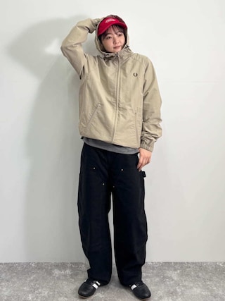 Fred Perry ベージュ ジャケット J2318-691 - Oatmeal | Mens Coats & Jackets | Bomber Jackets