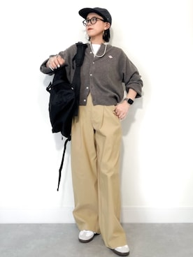 「THE SHINZONE（ザ　シンゾーン）のアイテム（トップス）」を使った、yunaさん（レディース・153cm）の秋コーディネート