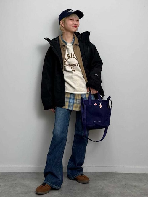 Americana/アメリカーナ] 別注 カレッジプリント カットオフ