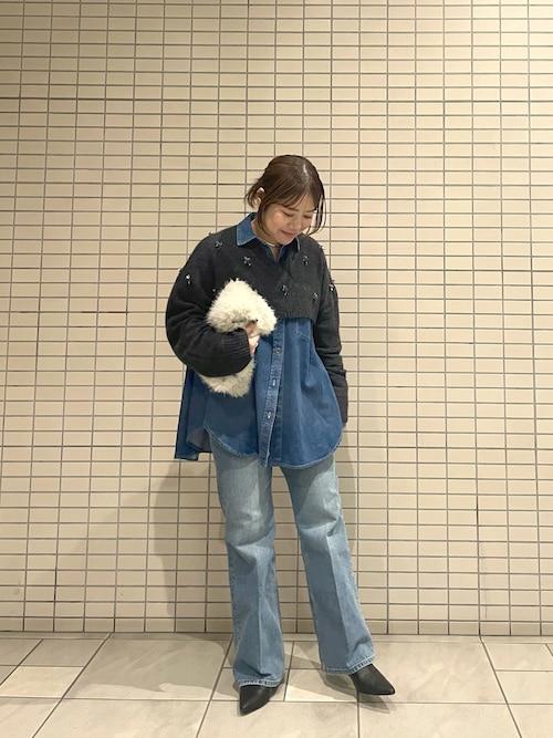 セール】【2.718】フェイクカシミヤトート（トートバッグ