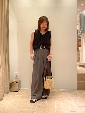 「150cm台コーデ」｜「アイテム（アクセサリー）」を使った、ggmarinaさん（レディース・150cm）の夏コーディネート