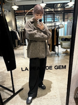 「アイテム（ステンカラーコート）」を使った、YUKIさん（レディース・161cm・20代）の秋コーディネート