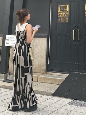 「アイテム（サンダル）」を使った、oh___3arさん（レディース・158cm）の冬コーディネート