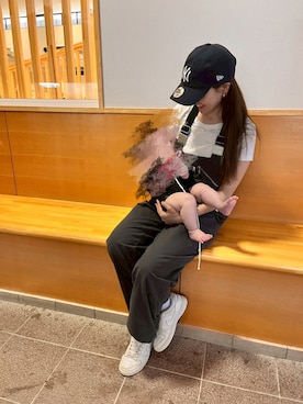 「アイテム（サロペット/オーバーオール）」を使った、oh___3arさん（レディース・158cm）の秋コーディネート