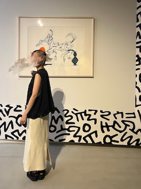 「美術館」｜oh___3arさん（レディース・158cm）の冬コーディネート