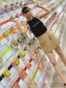 「CECIL McBEE（セシルマクビー）のアイテム（パンツ）」を使った、sayaendoumamegohanさん（レディース・168cm）の夏コーディネート
