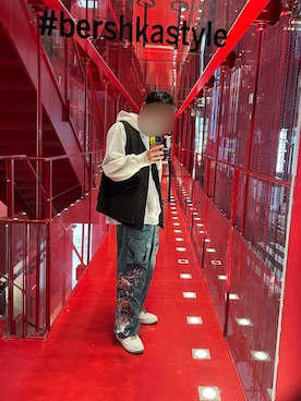 「ARMY TWILL（アーミーツイル）のアイテム（その他トップス）」を使った、k1k1r3さん（メンズ・172cm）の秋コーディネート