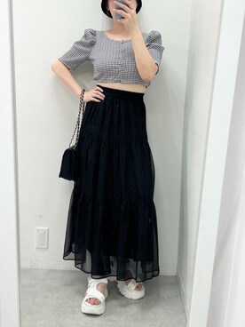 江口光代さん（レディース・162cm）の春コーディネート