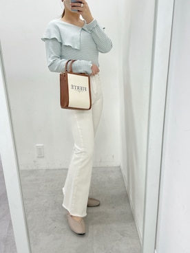 江口光代さん(レディース・162cm)の春コーディネート