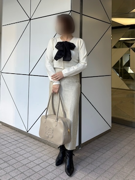 江口光代さん（レディース・162cm）の冬コーディネート