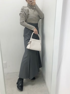 江口光代さん（レディース・162cm）の冬コーディネート