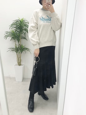 江口光代さん（レディース・162cm）の冬コーディネート
