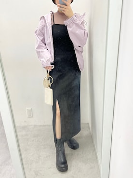 江口光代さん(レディース・162cm)の冬コーディネート