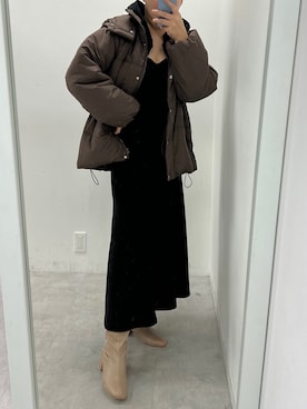 江口光代さん（レディース・162cm）の冬コーディネート