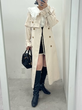 江口光代さん（レディース・162cm）の冬コーディネート