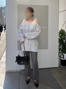 江口光代さん(レディース・162cm)の冬コーディネート