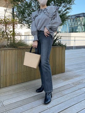 江口光代さん（レディース・162cm）の春コーディネート