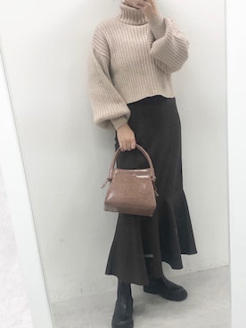 江口光代さん(レディース・162cm)の秋コーディネート