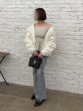 江口光代さん（レディース・162cm）の冬コーディネート