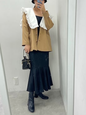 江口光代さん(レディース・162cm)の秋コーディネート