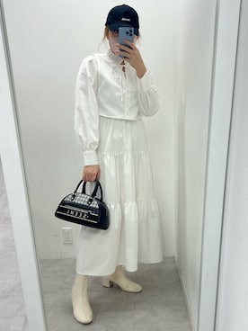 江口光代さん（レディース・162cm）の冬コーディネート